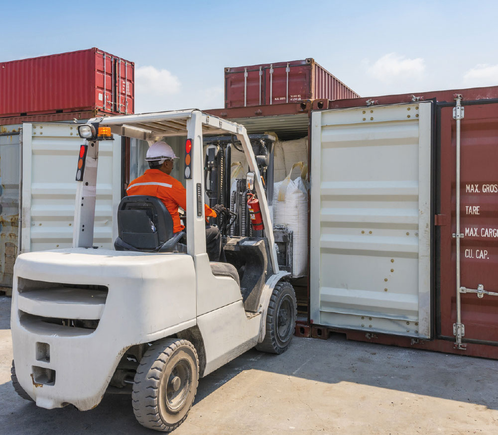 Ladungssicherung in Containern Schulung